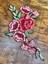 Renkli Çiçekli Nakış İşleme Aplike Dikiş Aksesuarı 27 x 18 cm 2