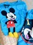 Erkek Çocuk Mavi Mickey Mouse Desenli Pamuklu Sweatshirt Eşofman Alt-Üst Takım 2