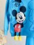 Erkek Çocuk Mavi Mickey Mouse Desenli Pamuklu Sweatshirt Eşofman Alt-Üst Takım 3