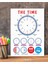 The Time-Saat Kaç Ingilizce Çocuk Eğitim Tekli Pvc 21X30 cm 2