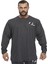 Erkek Oversize Çizgili Sweatshirt Big Sam 4740 1