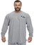 Erkek Oversize Çizgili Sweatshirt Big Sam 4740 2