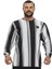 Oversize Çizgili Sweatshirt Bgsm 4742 1
