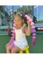 Lol Modeli Pembe Mor Ombreli Doğum Günü Bubble Hair Braids Saç Örgüleri 2