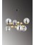 Melisa 6 Lı Modern (Siyah Gold) Füme Glop Camlı Salon Yatak Odası Mutfak Genç Odası Avize 3