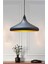 Modern Siyah Içi Gold Oda,mutfak,cafeler Için Tekli Metal Sarkıt Avize ÇAP:35 cm 1