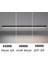 Lineer 80CM ( Siyah Kasa, Beyaz Işık) Ledli Sarkıt Modern LED Avize, Salon, Mutfak, Lineer Avize 4