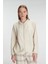 Fermuarlı Uzun Kol Sweatshirt Pantolon Takım Viskon ve Pamuklu Pijama Takımı 4