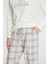 Uzun Kol Pamuklu Kışlık Pijama Takımı 4