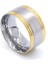 Çelik Yüzük Alyans Altın Kaplama YZK-225 1