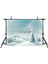 Sıcak Dağ Kulübesi Kış Arka Plan Stüdyo Fonu 200X150CM 2