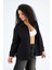 Kadın Cepli Oversize Gabardin Gömlek Ceket 3