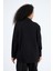 Kadın Cepli Oversize Gabardin Gömlek Ceket 5