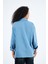 Kadın Cepli Oversize Gabardin Gömlek Ceket 5