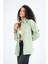 Kadın Cepli Oversize Gabardin Gömlek Ceket 3