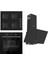 Fryart Ss Serisi Siyah Set (SS205 + XE63CS +D086 ) - Kare Emaye Izgara 1