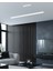 Lineer 120cm (Beyaz Kasa, Beyaz Işık) Ledli Modern Sarkıt Linear LED Avize Salon Mutfak Oturma Odası Yatak Odası Antre Hol Ofis LED 2