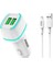 Populermarketim - Force QCC571T Çift Çıkışlı Fast Type-C USB Kablolu Araç Şarj Cihazı 1