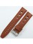 Bizon Kiremit Kahverengi Taba Gerçek Deri Saat Kordonu 20MM Spor Delikli Saat Kayışı 1