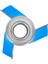 Ahşap Freze Bıçağı 05T-15260035R40 Sert Metal Plaketli Balık Sırtı Freze Ucu 35 mm 4