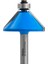 Ahşap Freze Bıçağı 12B-44523008 Rulmanlı 45 Derece Pah Freze Ucu Sap 8 mm 3