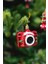 2li Fotoğraf Makinası Şeklinde Yılbaşı Ağaç Süsü 4lü Paket Fotoğraf Makinesi Lüks Çam Ağacı Süsü 2li Paket 5