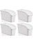 Buzdolabı Sepeti Dolap Içi Düzenleyici Sepet Organizer Beyaz 4 Adet 30X16X17 No:2 3