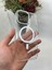 Apple iPhone 15 Pro Max Şeffaf Mika Beyaz Magsafe Kılıf 1