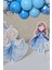 Frozen Elsa Tema Ayaklı Pano Seti Karlar Ülkesi Konsept Doğum Günü Masa Üstü Panolar 3