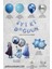 Frozen Elsa Tema Doğum Günü Balon Süsleme Seti Karlar Ülkesi Tema Doğum Günü Süsleri Büyük Set Paketi 2