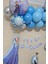 Frozen Elsa Tema Doğum Günü Balon Süsleme Seti Karlar Ülkesi Tema Doğum Günü Süsleri Büyük Set Paketi 3