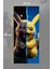 Pikachu Araç Kapı Direk Kaplama Folyosu Desenli Sticker 22X50 cm 2 Adet 2