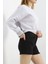 Winta- Kol Detay 3 Iplik Crop Sweat Gri - 12691.148. 3