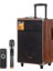 B-Q12 50 Watt Süper Bass Kumandalı Taşınabilir Kablosuz Mikrofonlu Bluetooth Hoparlör Karaoke Sistemi 1