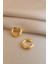 Gold Klasik Minimal Halka Küpe Ince (M) 1