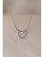 Kalp Büküm Minimal Tasarım Çelik Trend Silver Kolye 4