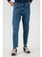 Streç Pamuklu Slim Fit Normal Bel Boru Paça Jeans Erkek Kot Pantolon 5900S281MILANO 3