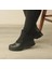 Ortopedik Tabanlı Fermuarlı Siyah Kadın Su Geçirmez Kaymaz Hafif Kullanımı Rahat Kışlık Bot 1