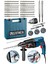 Alman 4000 Watt Profesyonel Kırıcı Hilti Darbeli Matkap + 20 Adet Uç + Mandren 2
