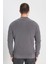 Regular Fit Normal Kesim %100 Pamuk Fermuar Detaylı Lacivert Triko Kazak 5