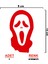 Çığlık Maske Sticker - Oto Sticker - Araba Sticker - Araç Sticker 1