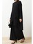Kadın Moda Şık Boru Paça Uzun Boy Uzun Kollu Asimetrik Dokuma Tunik Pantolon Alt-Üst Takım 2