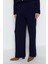 Kadın Moda Şık Geniş Paça Regular Boy Uzun Kollu Fitilli Triko Hırka Kazak-Pantolon Alt-Üst Takım 5