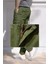 Kışlıkhaki Kargo - Boru Paça, Gabardin, Likralı, Regular 4