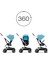 (Ocak 2025 teslim) Cybex Eezy S Twist+2 (kabin boy 360 derece dönen bebek arabası) 2