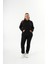Büyük Beden Eşofman Takımı Siyah 1