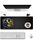 Sonictouch Ultragrand Şanlı Fb Taraftar 1907 Dikişsiz Xxl Gamer Oyuncu Sarı Lacivert Klavye Mouse Pad 40X90CM 2