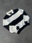 Unisex Üç Iplik Parçalı Yakalı Sweatshirt - Siyah 2