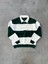 Unisex Üç Iplik Parçalı Yakalı Sweatshirt - Yeşil 2