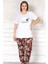 Battal Kısa Kol Pijama Takımı B78-105 5